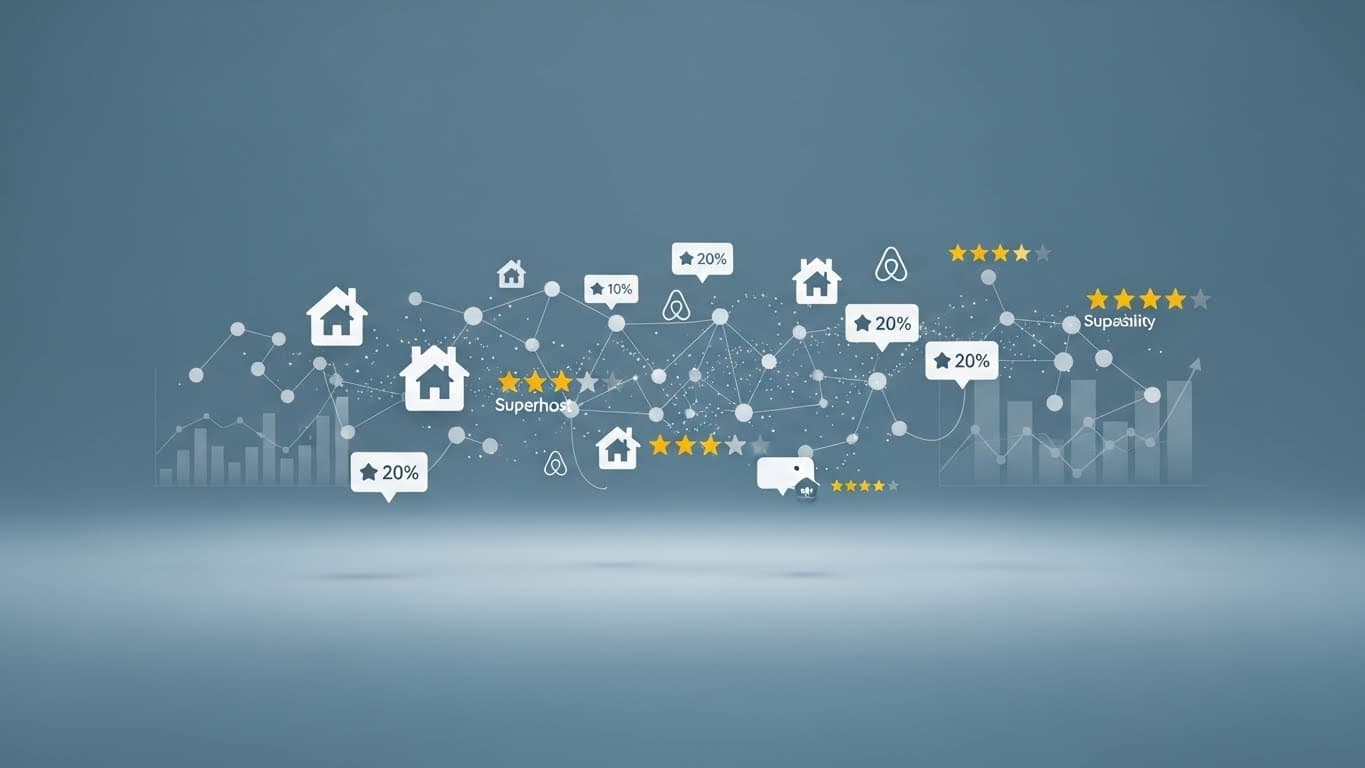 Modern living room setup suitable for a short-term rental.